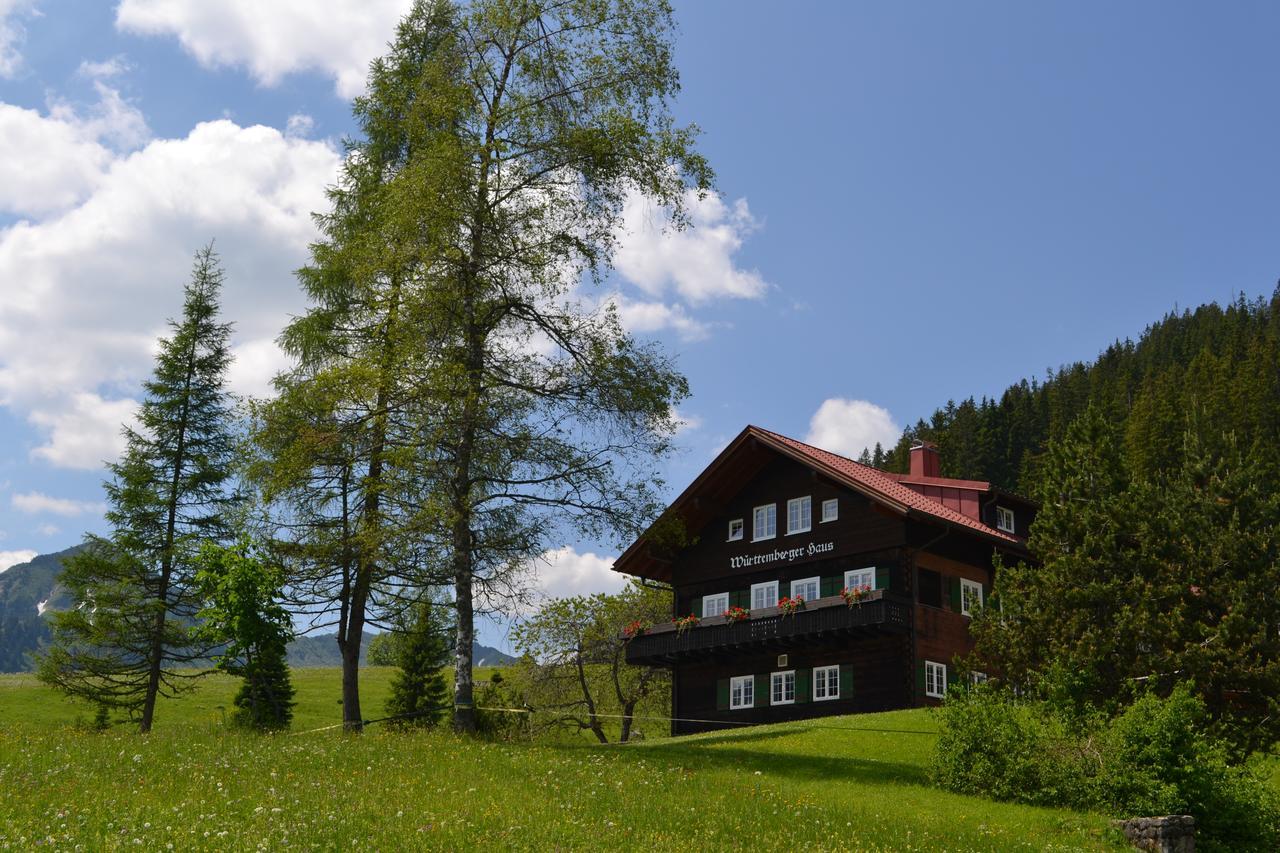 Willa Wuerttemberger Haus - Huette Hirschegg  Zewnętrze zdjęcie